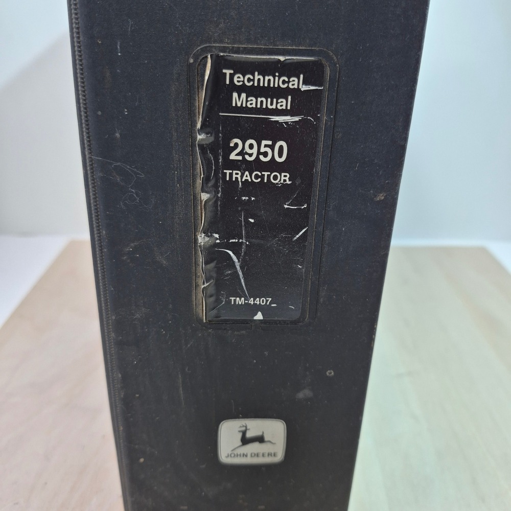 John Deere‎ 2950 Tractor Technical Manual TM-4407 Service Repair Binder 1982